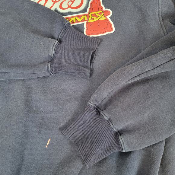 Atlanta Braves Baseball Crewneck Sweater MLB Vintage 90s Majestic Mens‎ Large - Picture 4 of 9